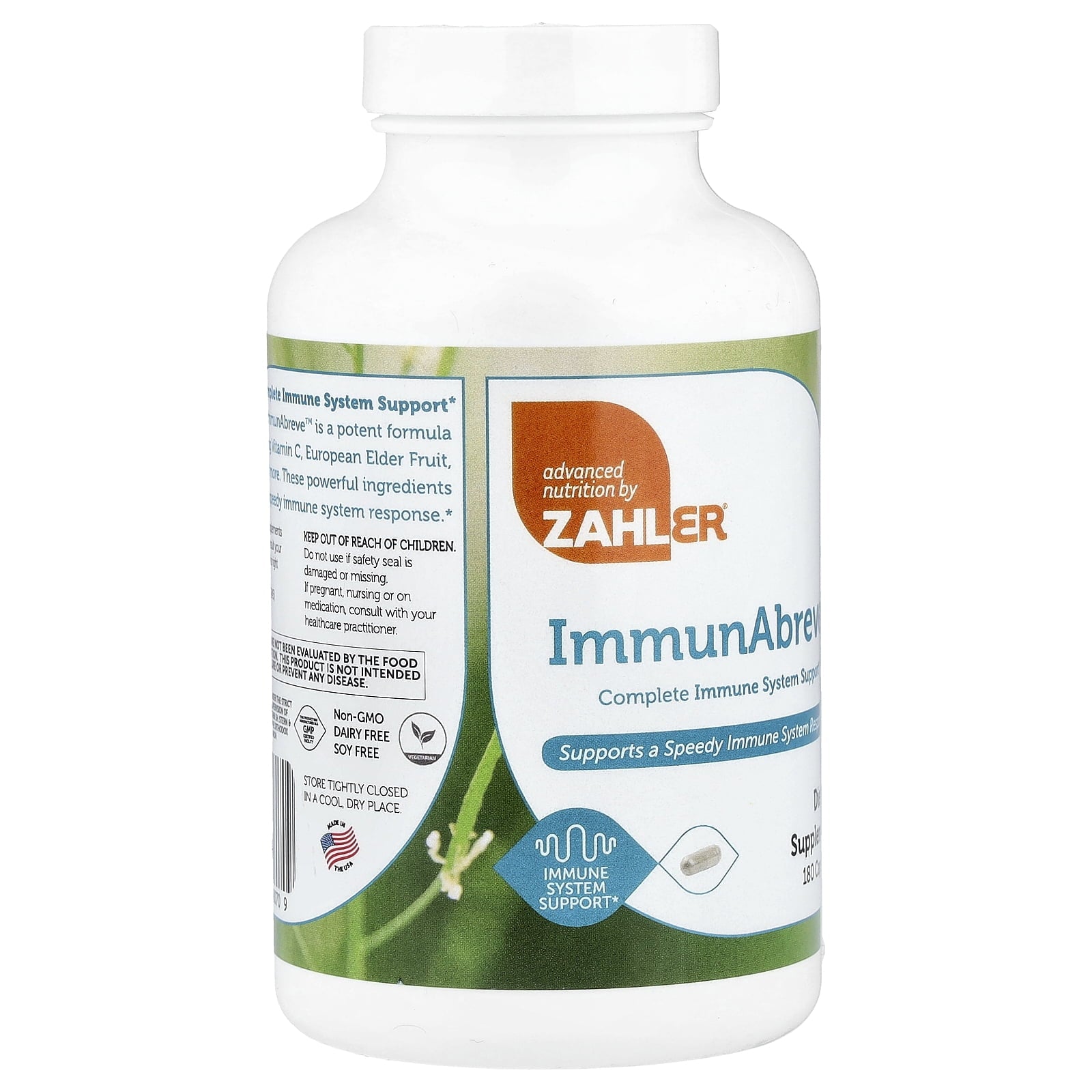Zahler ImmunAbreve™, Complete Immune System Support, 180 Capsules