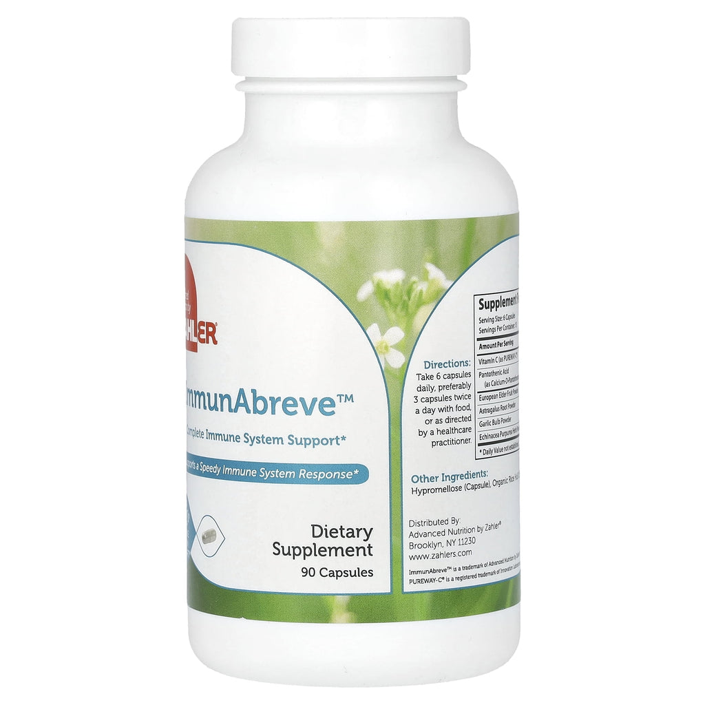 Zahler ImmunAbreve™, Complete Immune System Support, 180 Capsules