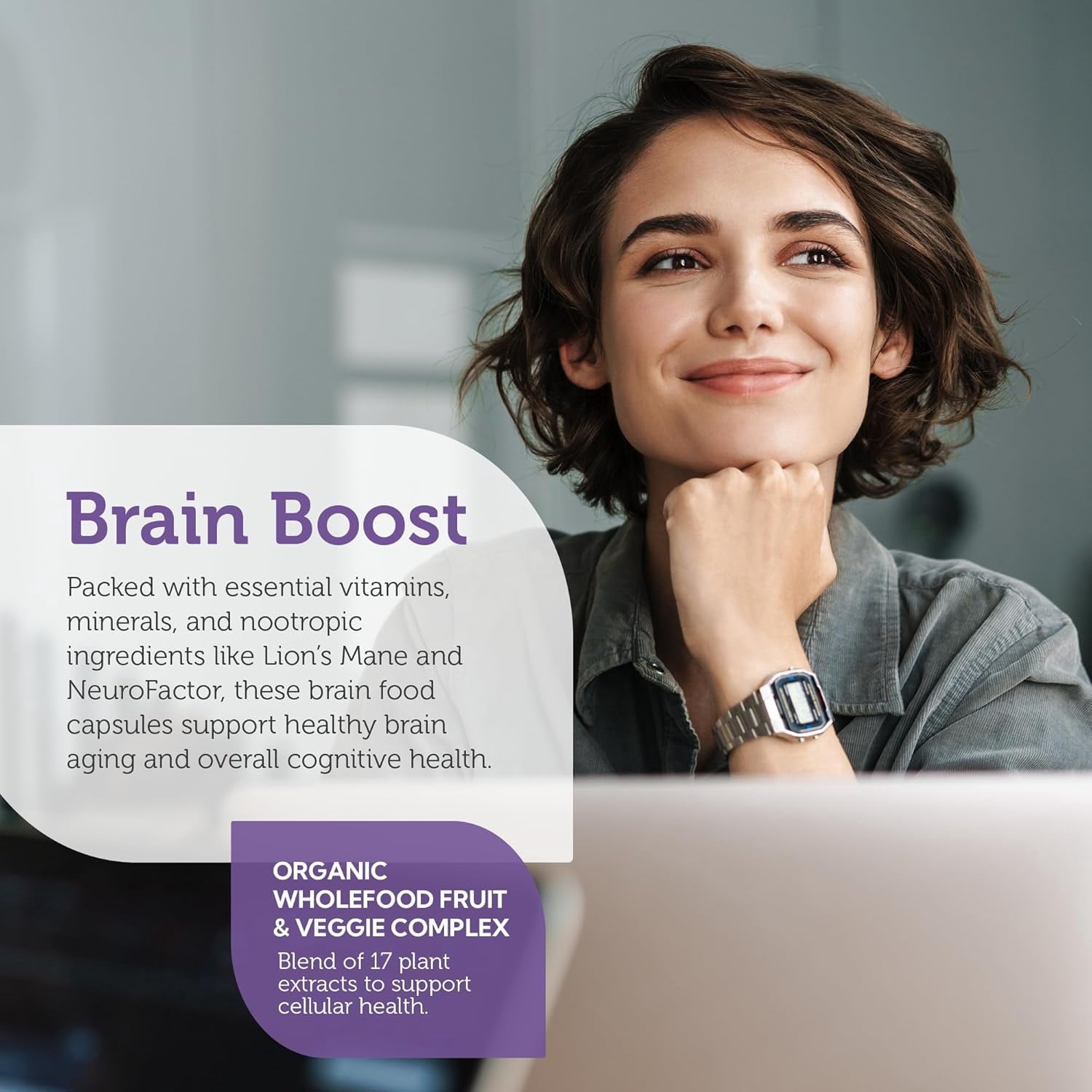 Zahler Multivitamin Brainfood, Memory and Focus Support, 60 Capsules