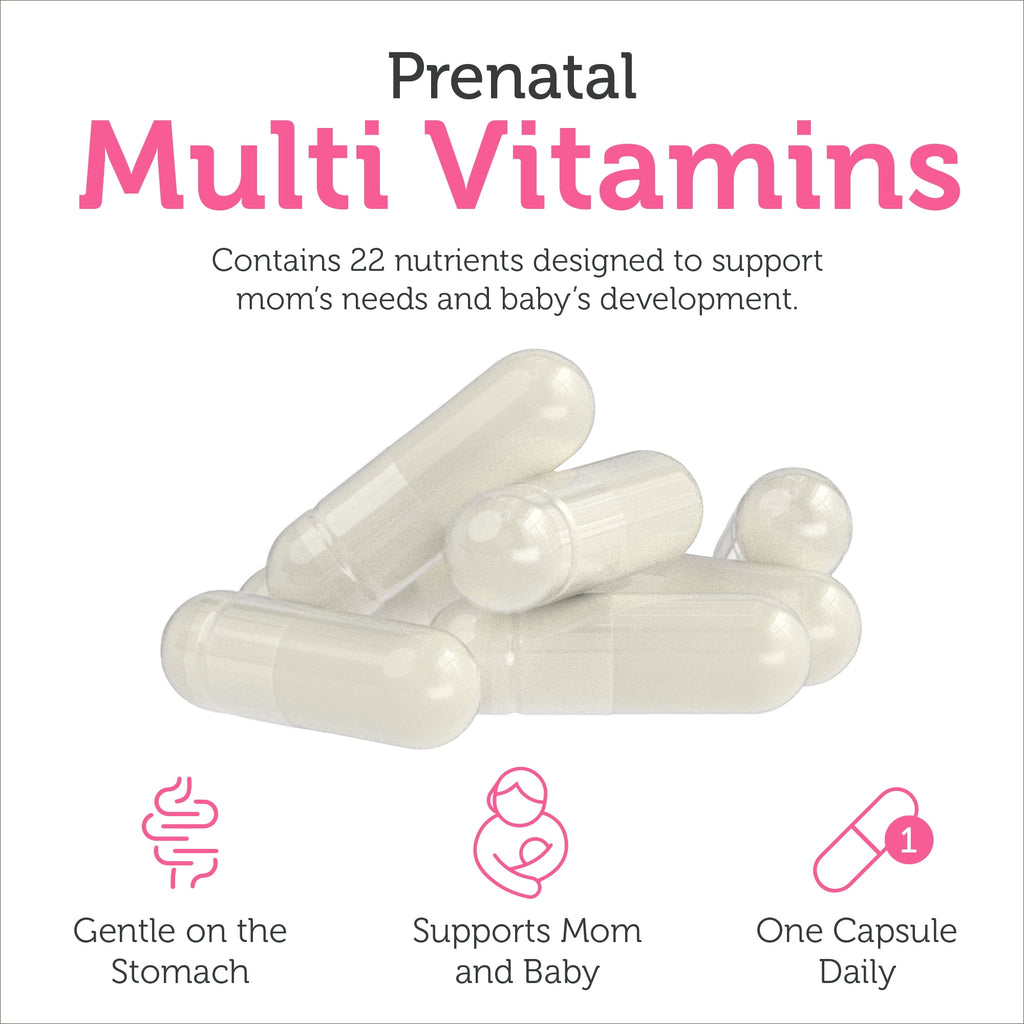 Zahler Total One Prenatal Essential Once-Daily Prenatal 90 Capsules