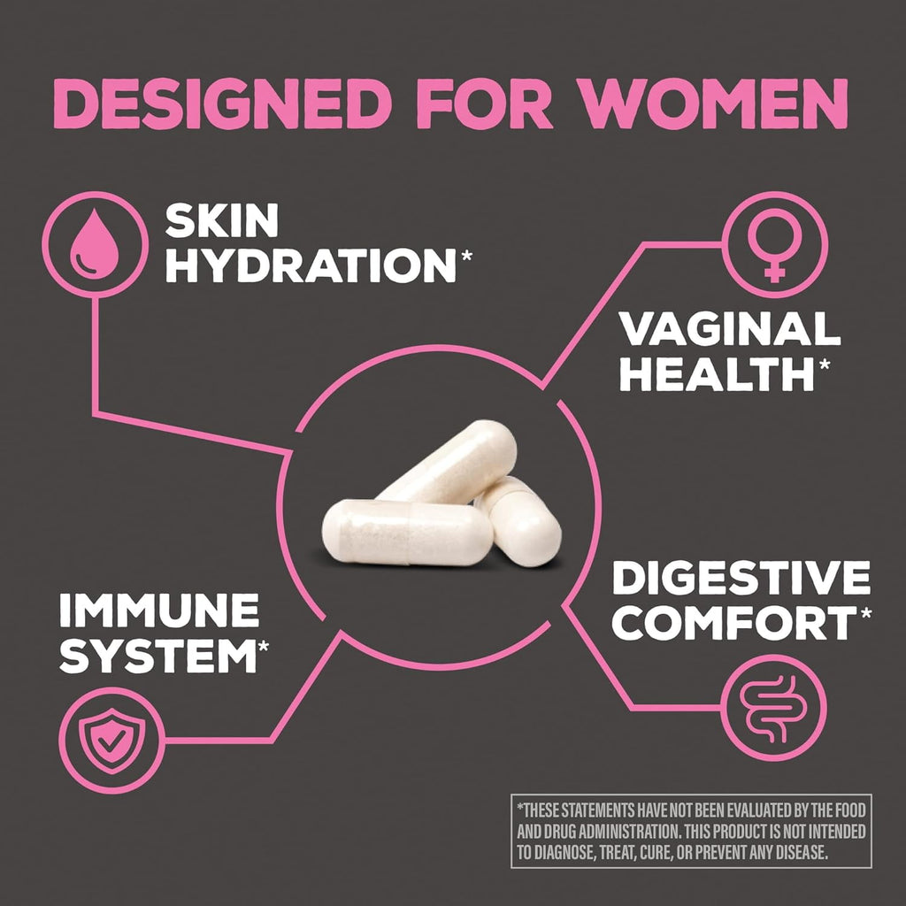 Sunwarrior Active Performance Women’s Probiotic Capsules for Gut Health, 50 Billion CFU, 30 Count