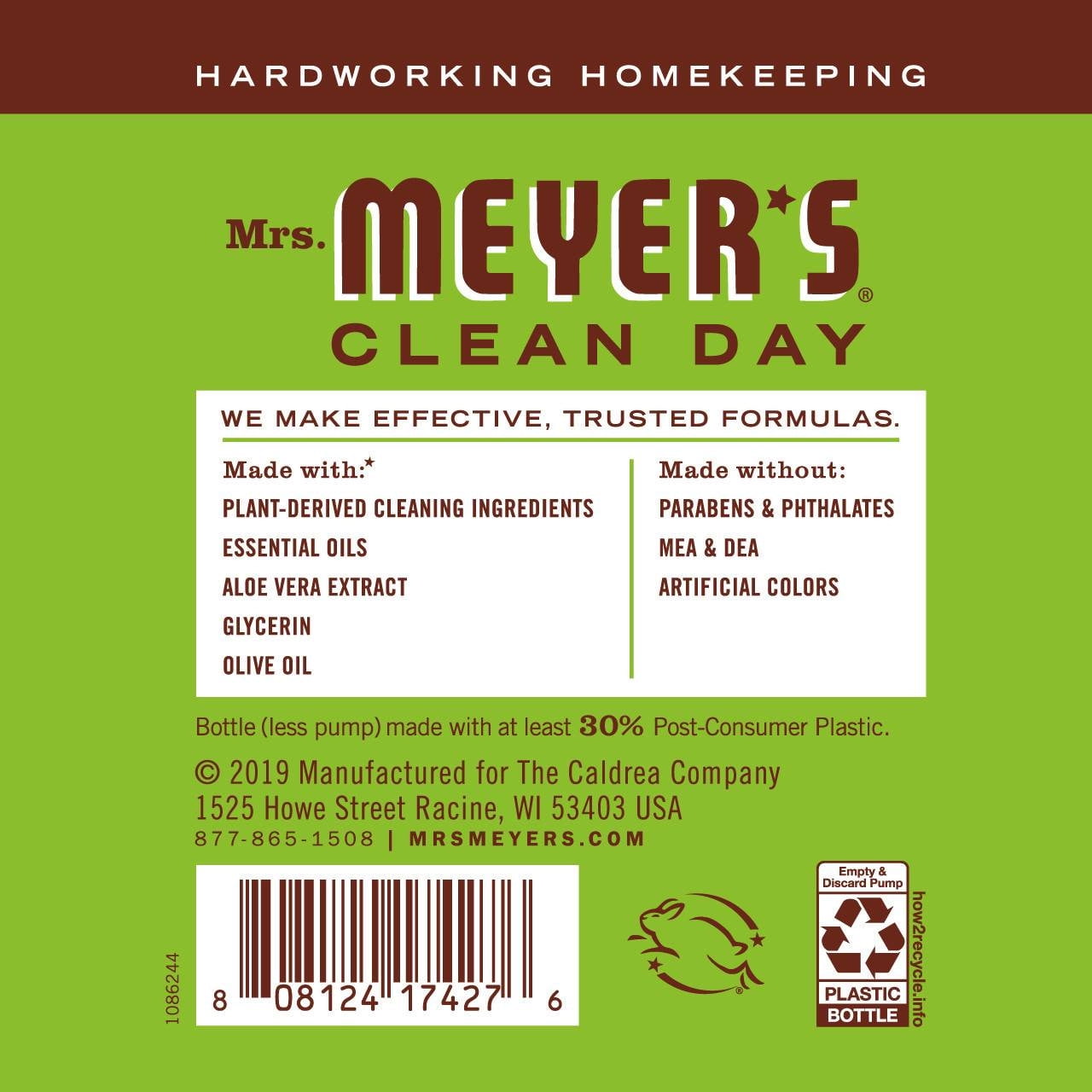 MRS MEYERS CLEAN DAY SOAP HAND LIQ APPLE 12.5 OZ - Pack of 3