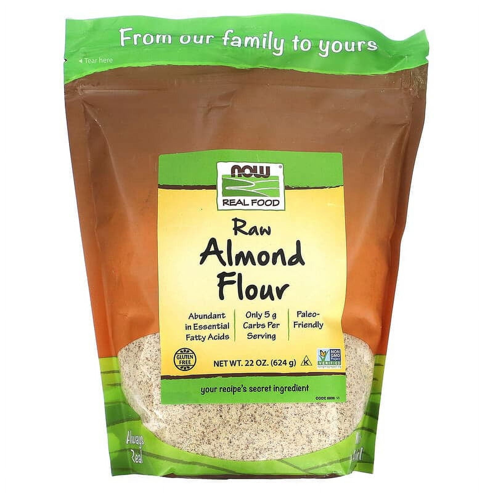 NOW Foods, Real Food, Raw Almond Flour, 22 oz (624 g) Pack of 2
