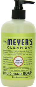 Mrs. Meyers Clean Day Liquid Hand Soap, Lemon Verbena 12.5 oz (Pack of 4)