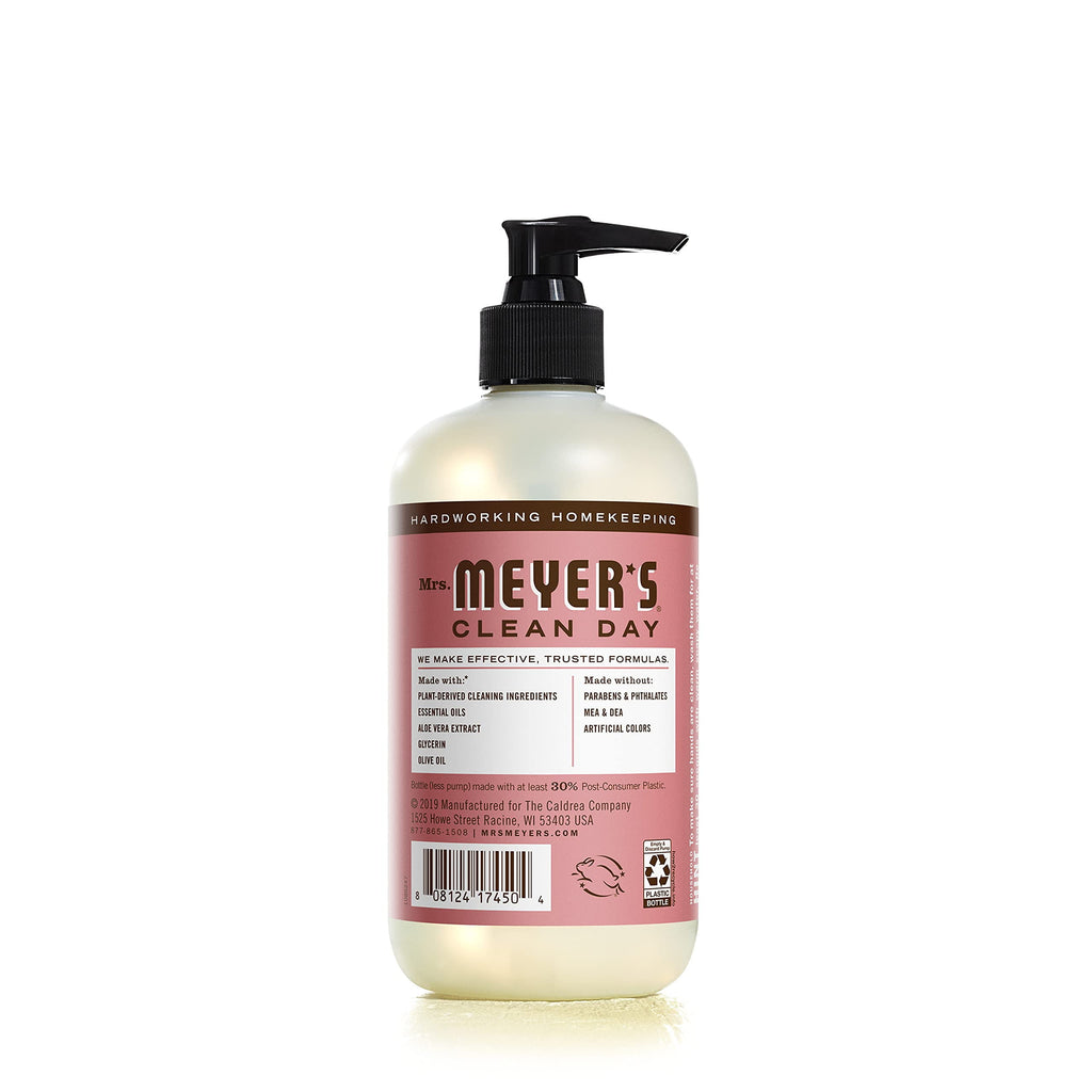 Mrs. Meyer,S Clean Day Liquid Hand Soap, Cruelty Free And Biodegradable Formula, Rosemary Scent, 12.5 Oz- Pack Of 3