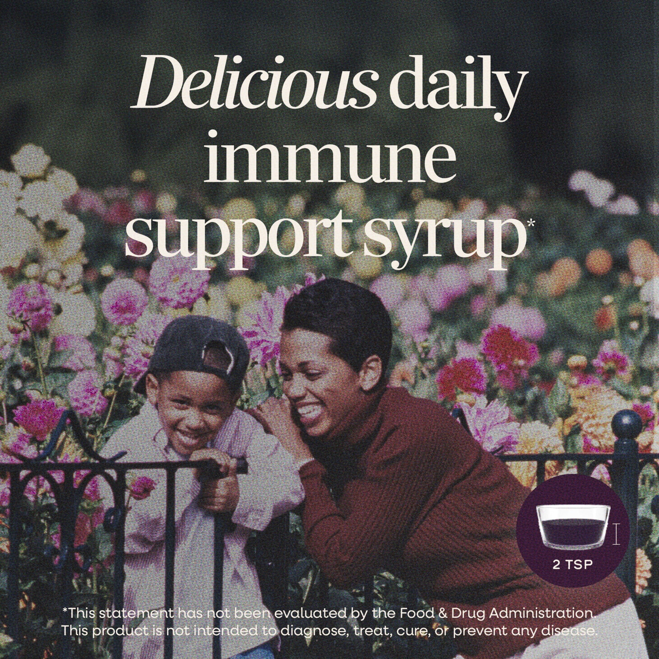 Nature's Way Sambucus Immune Elderberry Syrup, Vitamin C, Zinc, Echinacea, Unisex, 8 fl oz