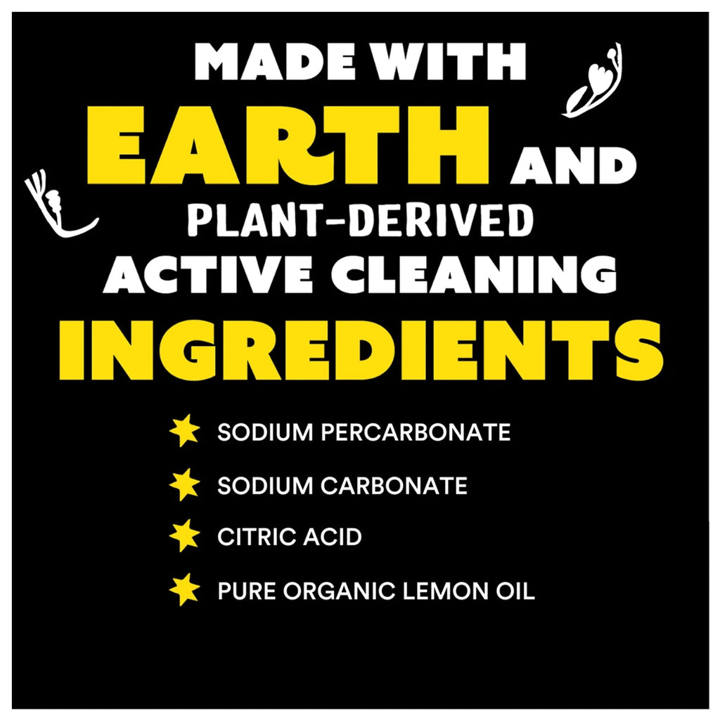Molly's Suds Oxygen Whitener Bleach Alternative, Chlorine-Free &amp; Color Safe with Lemon Essential Oil, 41.09 oz
