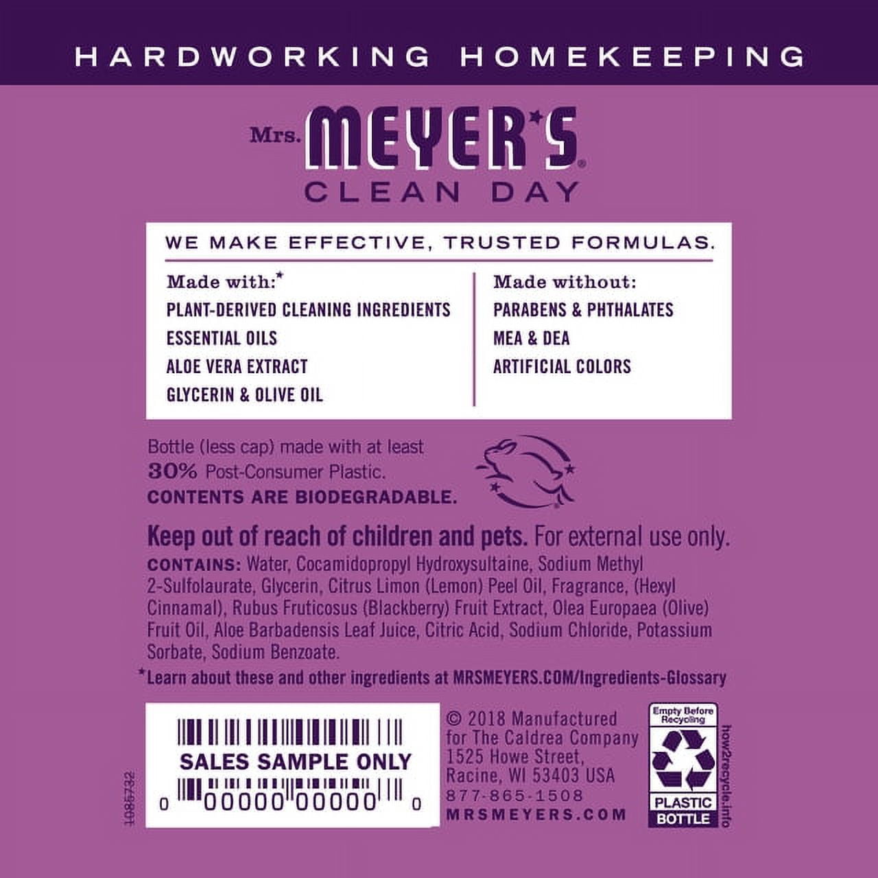 Mrs. Meyer's Liquid Hand Soap Refill, Plumberry, 33 OZ (Pack of 6)