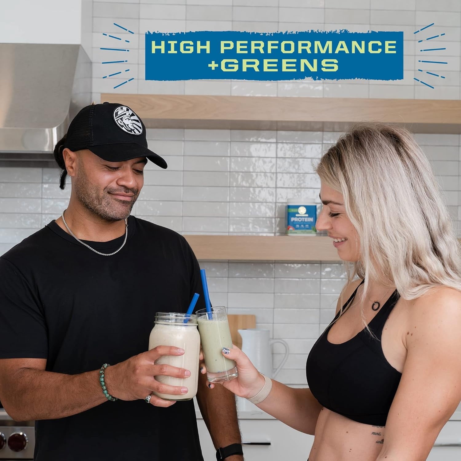Sunwarrior Warrior Blend Greens Vegan Protein Powder, Chocolate Flavor, 1.65 lbs (30 Servings)