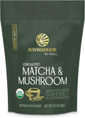 Sunwarrior Organic Be Well Matcha Mushroom Powder 90g Pouch (30 SRV)