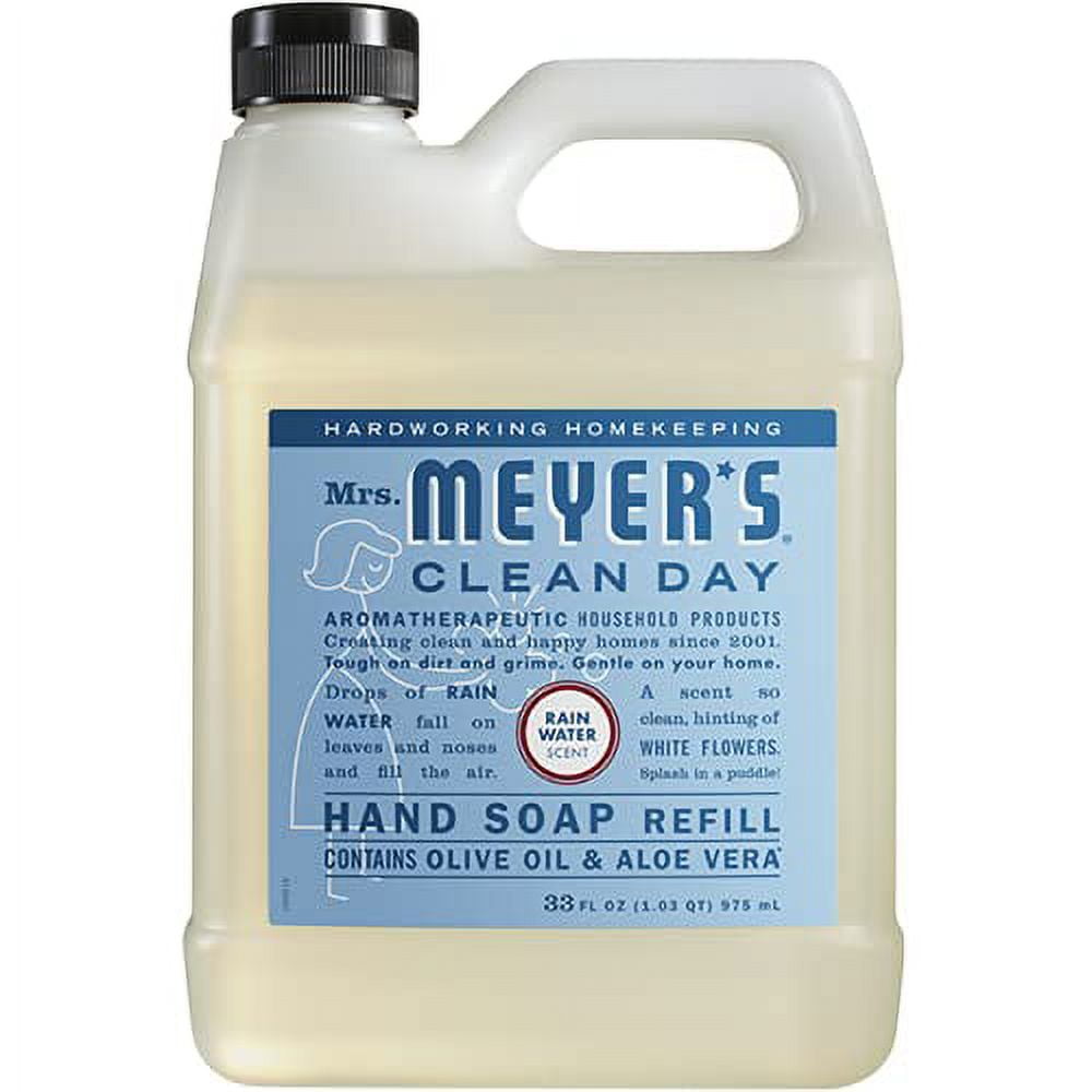 Mrs. Meyer's Liquid Hand Soap Refill Variety Pack, 1 Oat Blossom, 1 Rain Water, 1 Plumberry, 1 CT Variety Pack