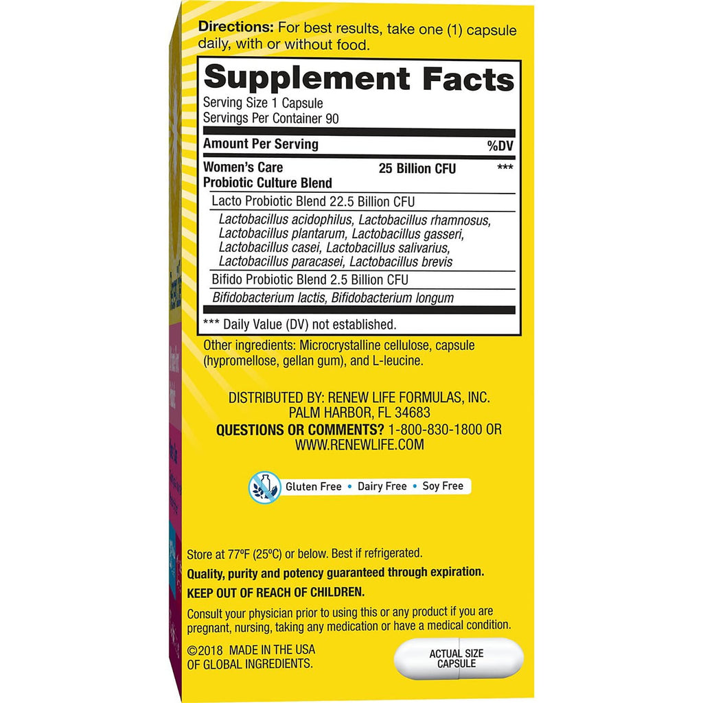 Renew Life Ultimate Flora Probiotic Women's Daily Care 25 billion (90 ct.)