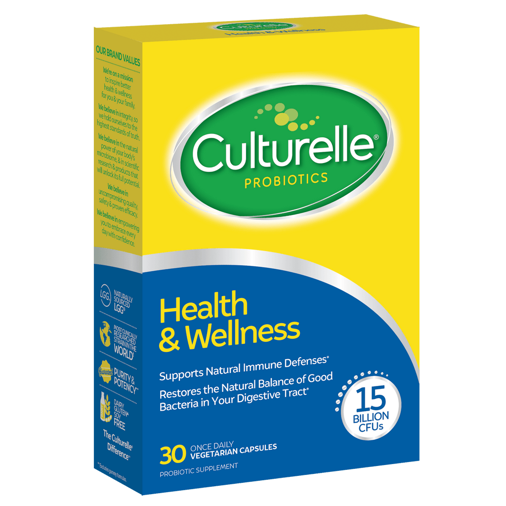 Culturelle Health &amp; Wellness Daily Probiotic Supplement, 30 Count