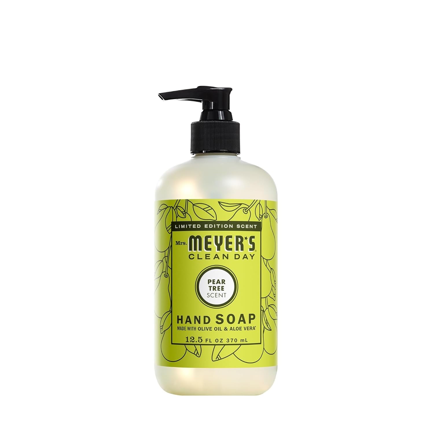Mrs. Meyer’s Clean Day Liquid Hand Soap, Pear Tree, 12.5 FL oz (Pack - 4)
