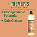Mrs. Meyer’s Clean Day Variety, 2 Liquid Hand Soap 12.5 oz, 1 Liquid Dish Soap 16 fl oz (Geranium)