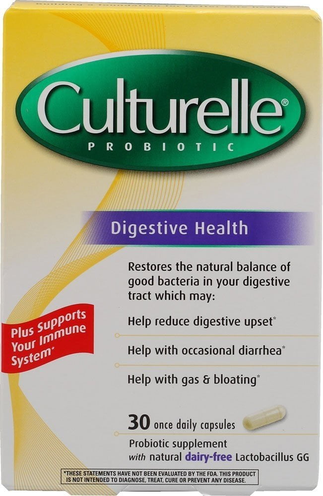 Culturelle Daily Probiotic Digestive Constipation Health Support, 30 Ct