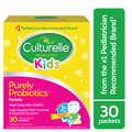 Culturelle Probiotics Kids Purely Probiotic Daily Ready-to-Mix Supplement, Immunity &amp; Digestion Support for Children, No Flavor Added, 30 Packets