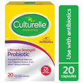 Culturelle Probiotics Ultimate Strength Probiotic Supplement, Balances Digestive &amp; Gut Health for Adults, 20 Count