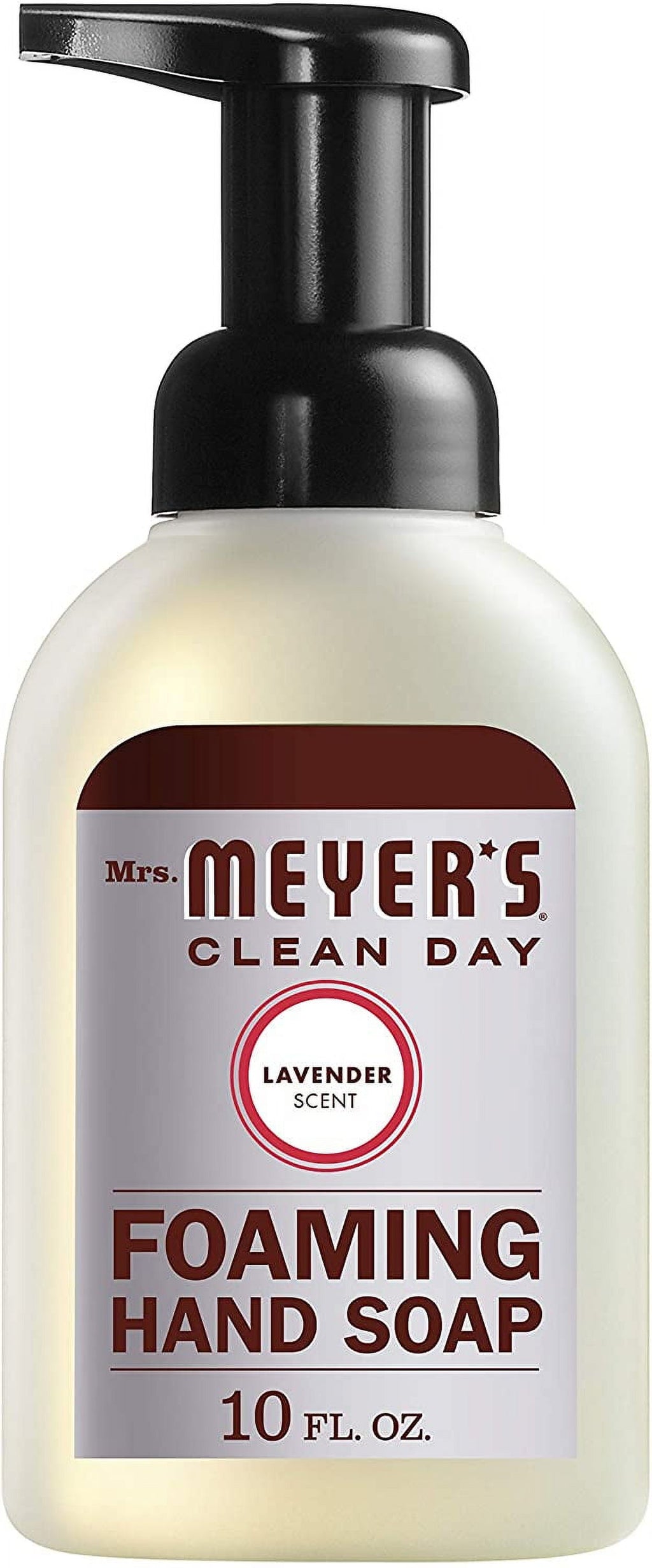 Mrs. Meyer&amp;amp;#039;s Foaming Hand Soap, Lavender, 10 oz, 6/Carton (662031)