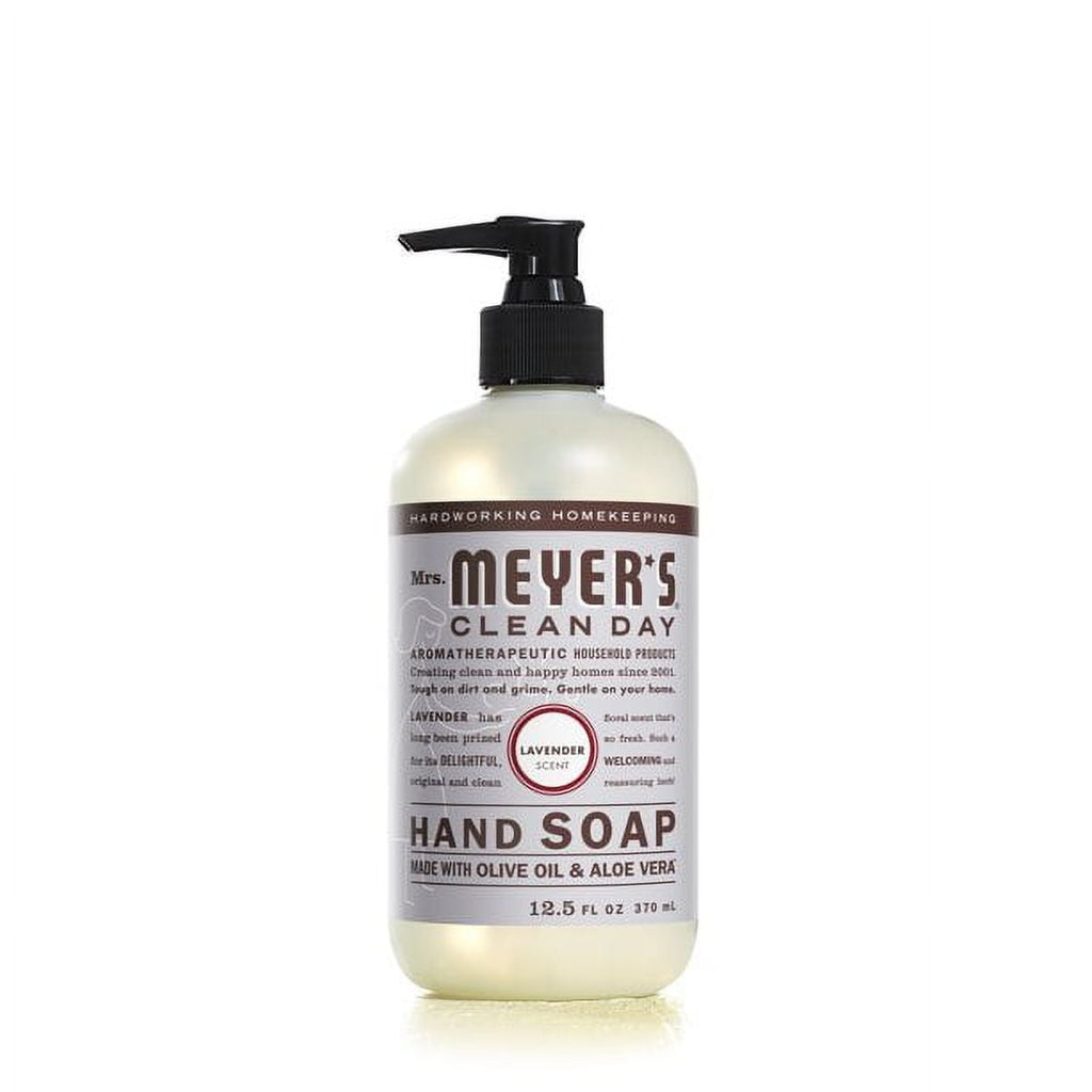 Mrs. Meyer's Clean Day Liquid Hand Soap Bottle, Lavender, 12.5 fl oz (Pack of 3)