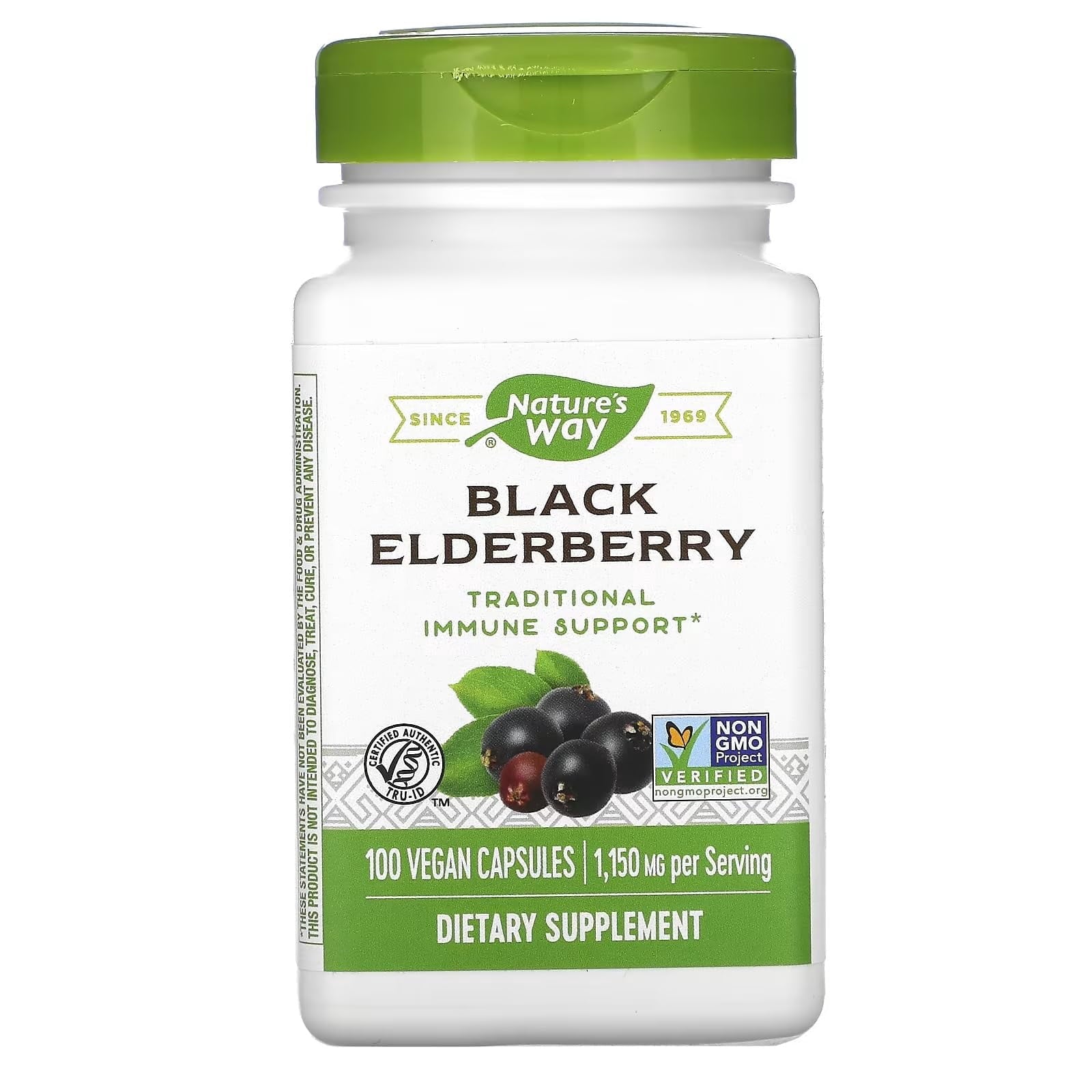 (Pack Of 3) Nature's Way Eyebright Herb 100 Vegetarian Capsules 100 Capsule