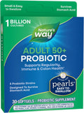 Nature's Way Probiotic Pearls Adults 50+, 1 Billion Cultures, 30 Softgels