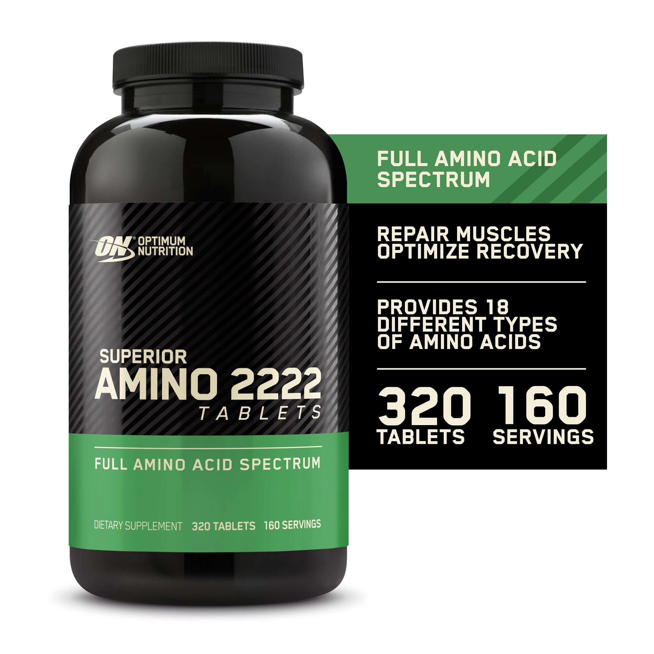 Optimum Nutrition Superior Amino 2222, 160 Ct