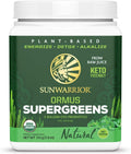 Sunwarrior Ormus Supergreens Organic Probiotic Powder, Vegan, Dairy-Free, 225g