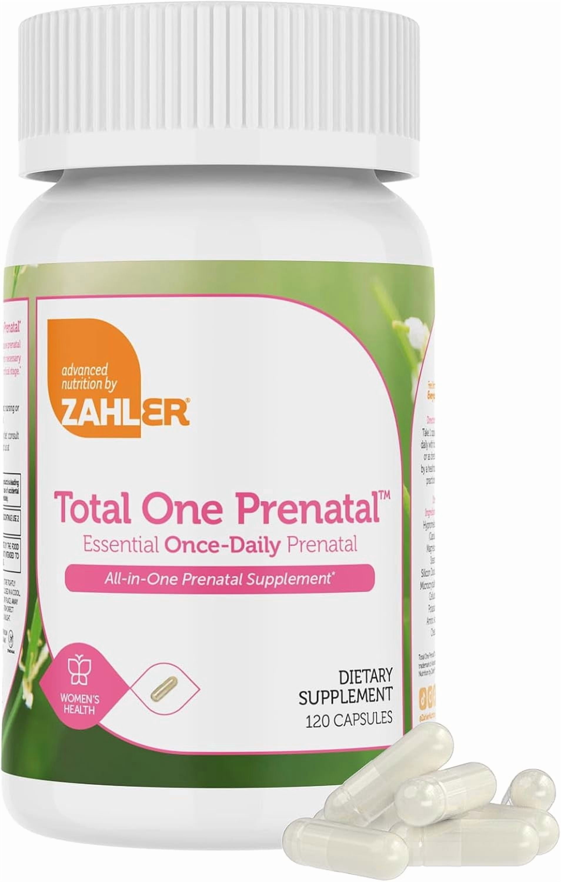 Total One Prenatal, 120 Capsules, Zahler